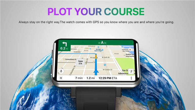 DM100 4G Smartwatch Phone with 2.86" Display – 3GB+32GB