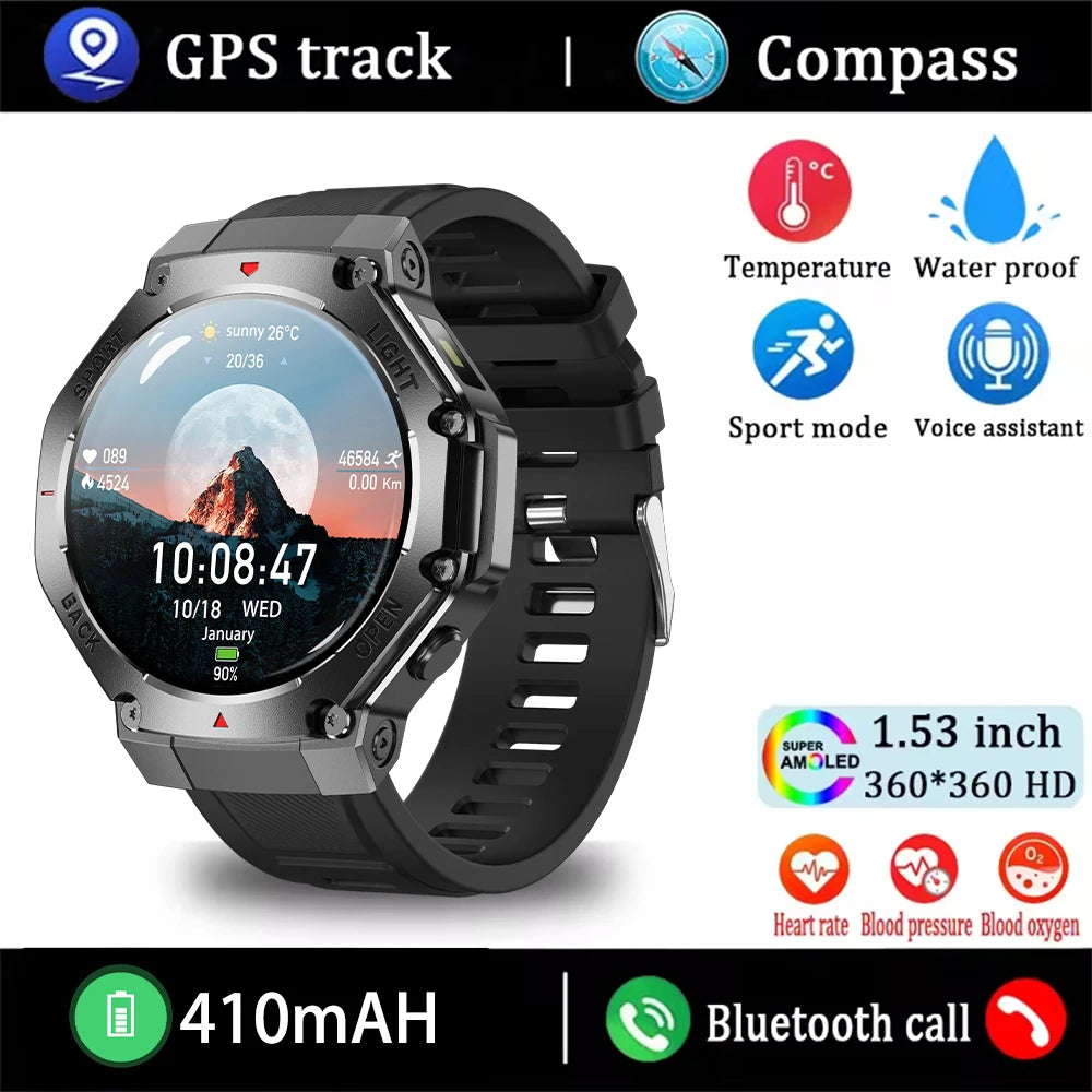 2025 Sports Smartwatch with GPS