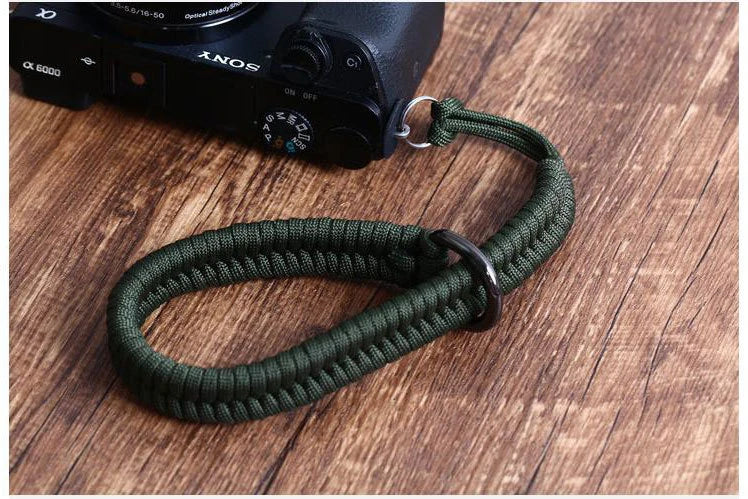 Braided Paracord Camera Wrist Strap – Hand Grip for DSLR
