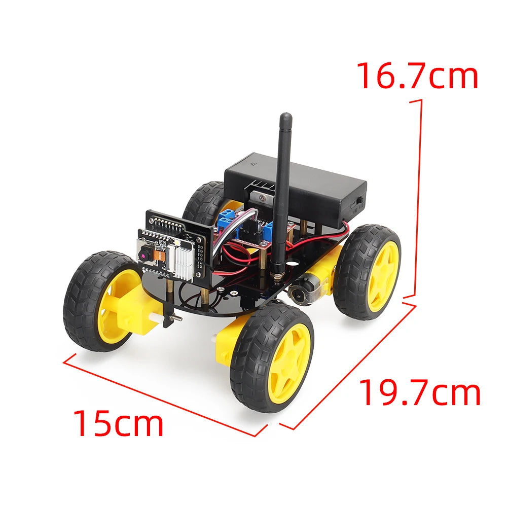 4WD ESP32 Smart Robot Car Kit with Camera & WiFi