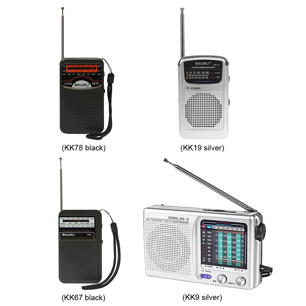 Mini Portable AM/FM/SW Handheld Radio with Speaker