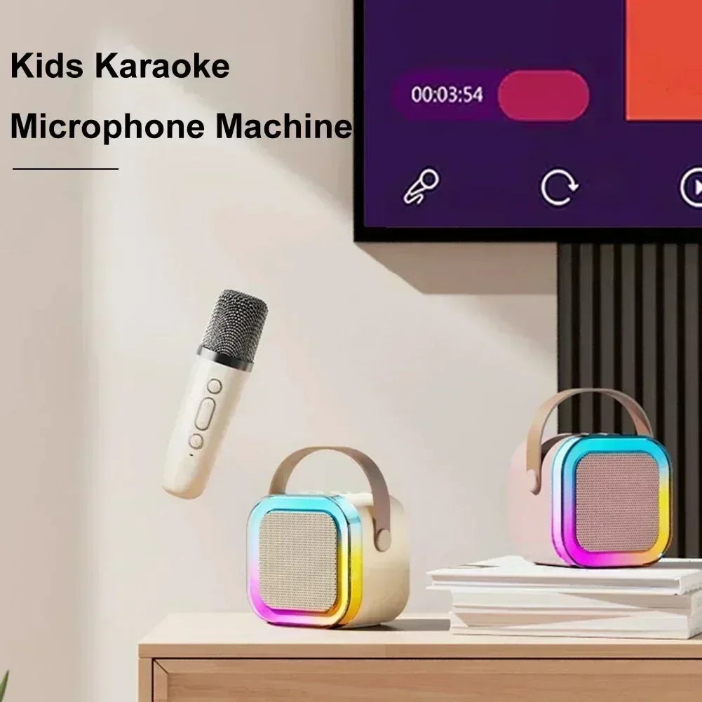 K12 Mini Bluetooth Karaoke Speaker with Microphone