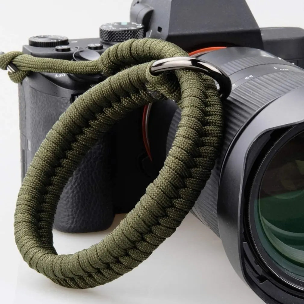 Braided Paracord Camera Wrist Strap – Hand Grip for DSLR