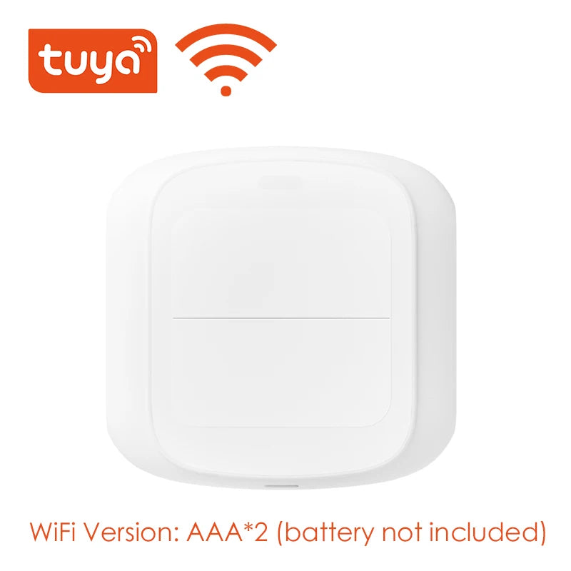 Tuya WiFi/ZigBee 2-Gang Wireless Scene Switch