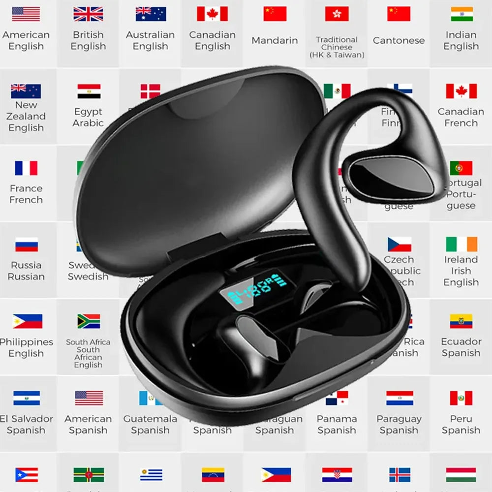 M8 Translator Earbuds – 144 Language Two-Way Translator