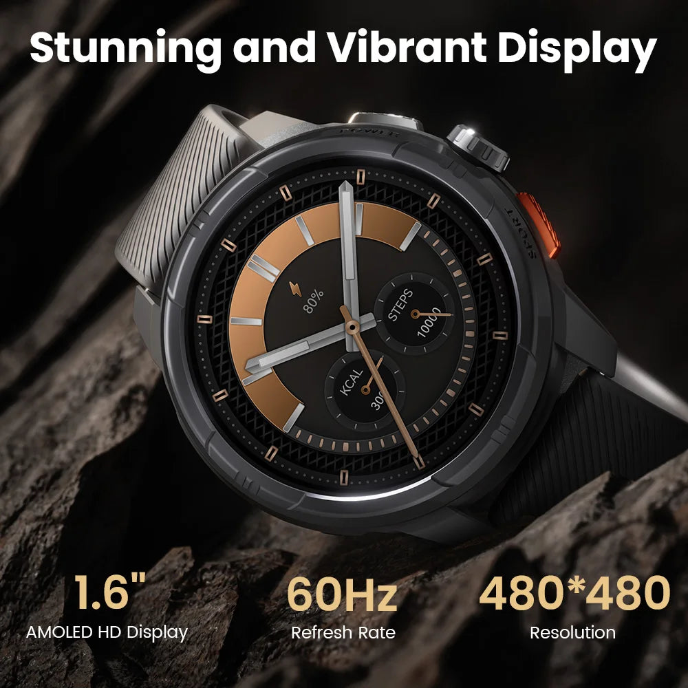 HAYLOU Solar Ultra GPS Smartwatch 1.6” AMOLED