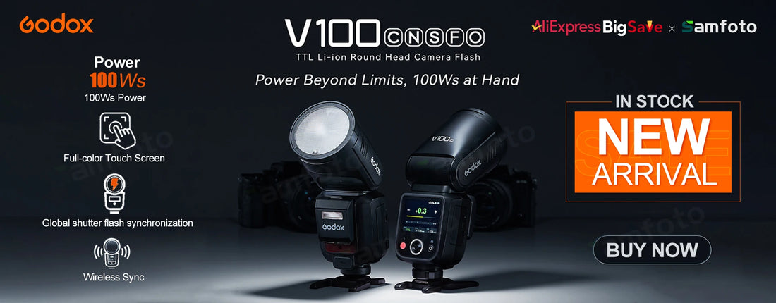 Godox V1 Pro TTL Round Head Camera Flash