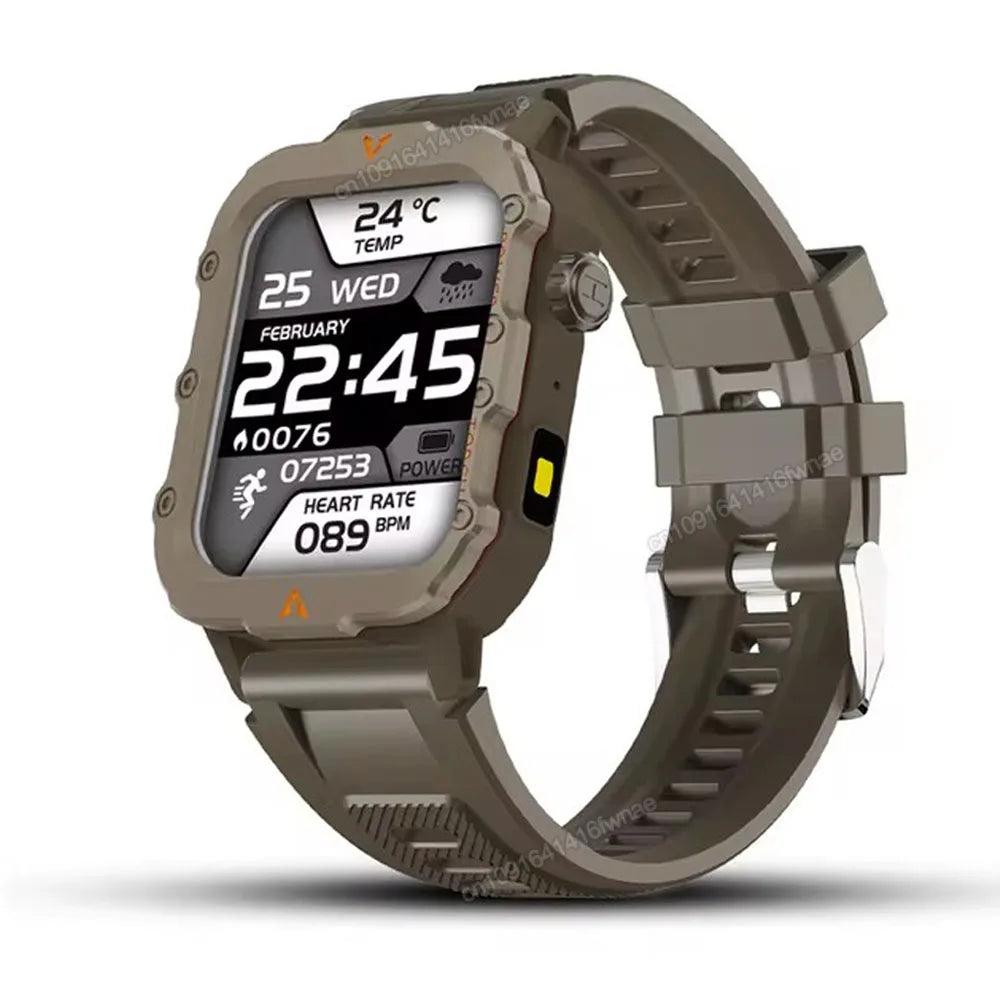 2025 Rugged Military GPS Smartwatch