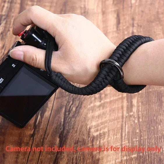 Braided Paracord Camera Wrist Strap – Hand Grip for DSLR