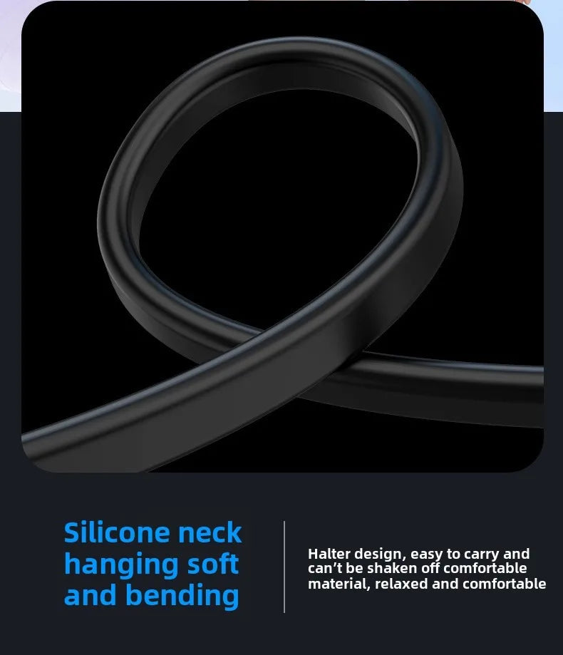 LCD Bluetooth Sports Neckband Headset with TF Card & Power Display