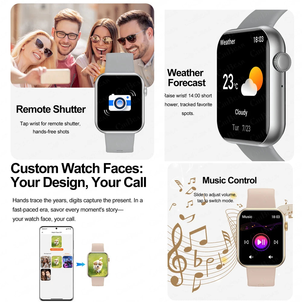 2025 1.9" Smartwatch with Bluetooth Call