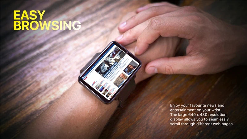 DM100 4G Smartwatch Phone with 2.86" Display – 3GB+32GB