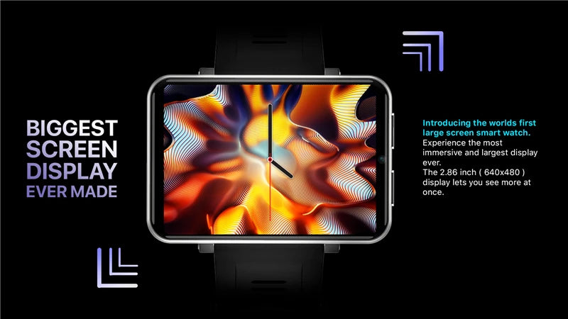 DM100 4G Smartwatch Phone with 2.86" Display – 3GB+32GB