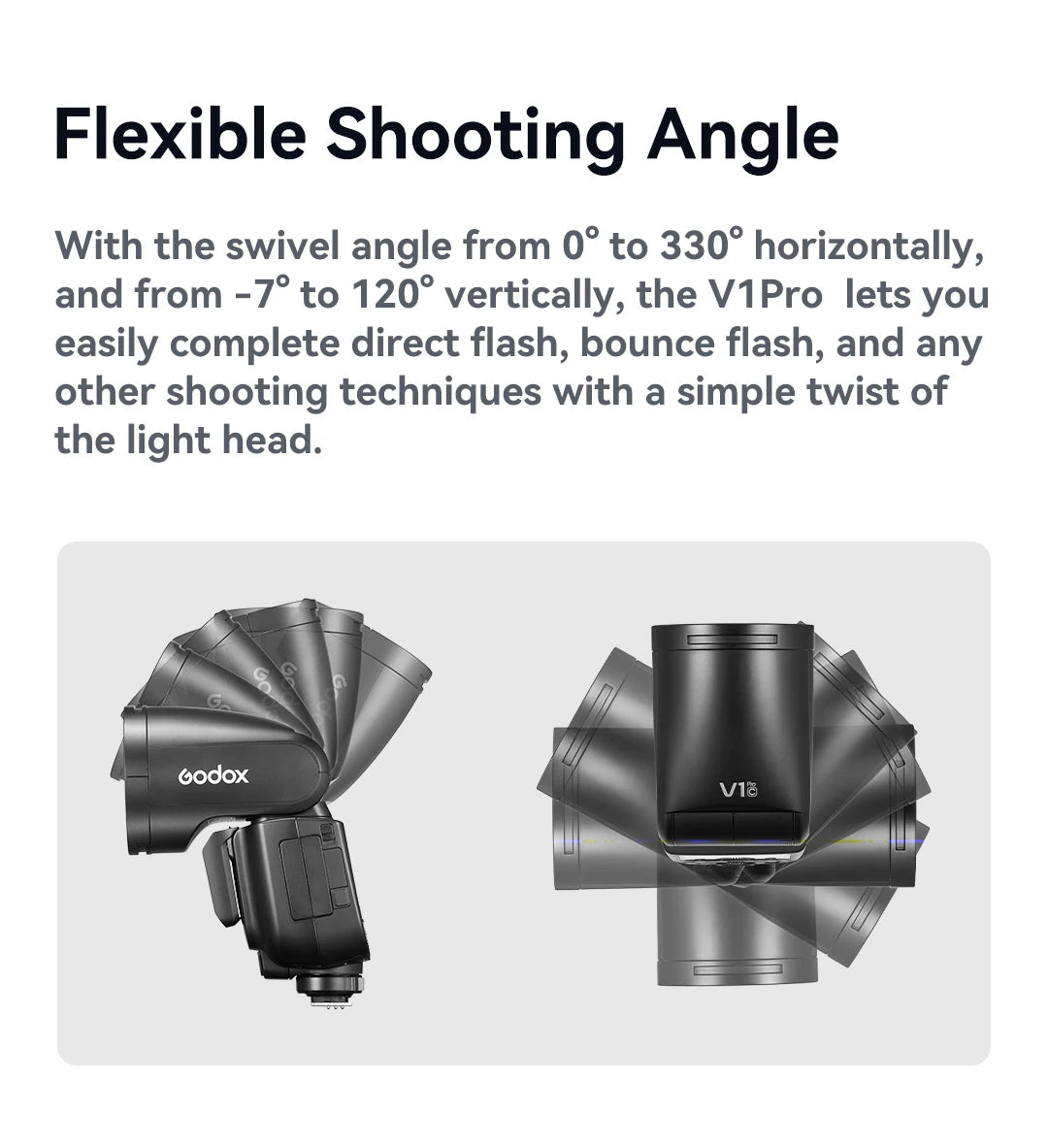 Godox V1 Pro TTL Round Head Camera Flash