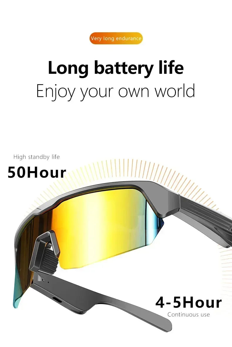 YJ006 Bluetooth Smart Audio Glasses for Sports & Driving