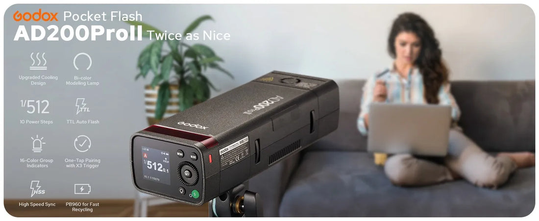 Godox V1 Pro TTL Round Head Camera Flash