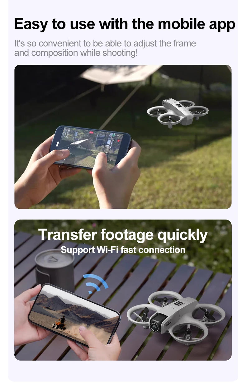 GT3 8K Dual-Camera GPS Drone – Foldable FPV Quadcopter