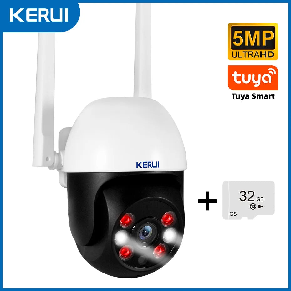 KERUI 4K/5K PTZ WiFi Smart Security Camera
