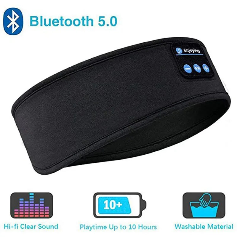 Bluetooth Sports Sleeping Headband Earphones
