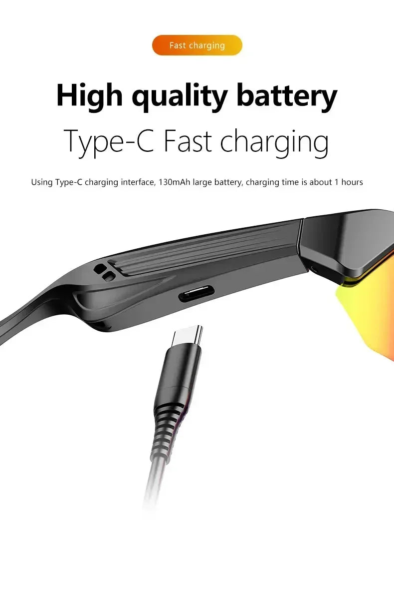YJ006 Bluetooth Smart Audio Glasses for Sports & Driving