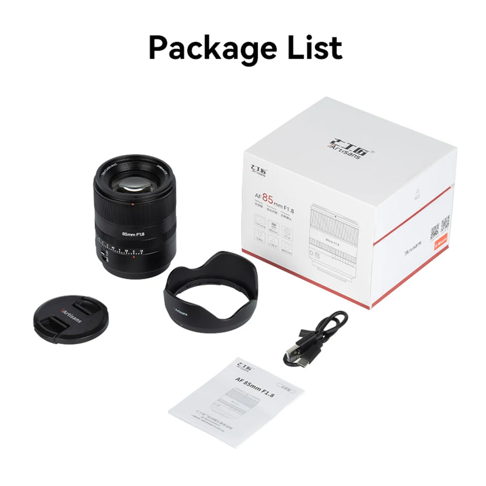 7artisans AF 85mm F1.8 Portrait Lens for Sony E-Mount