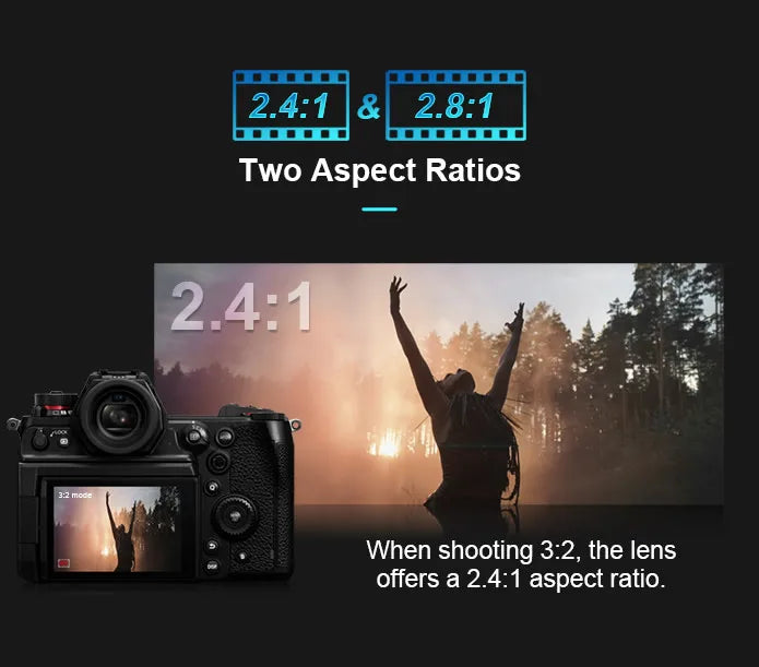 SIRUI Venus 1.6X Anamorphic Lens T2.9 – RF/E/Z/L Mount