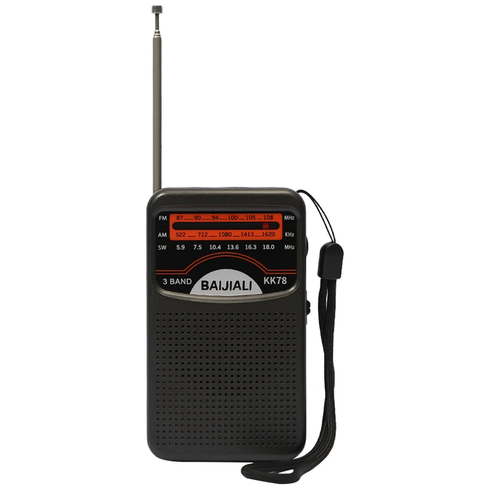 Mini Portable AM/FM/SW Handheld Radio with Speaker