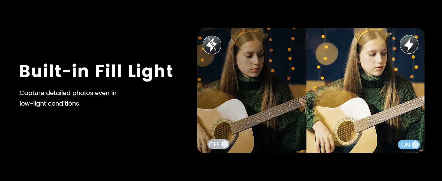 64MP 4K Compact Vlogging Camera with WiFi & Flip Screen