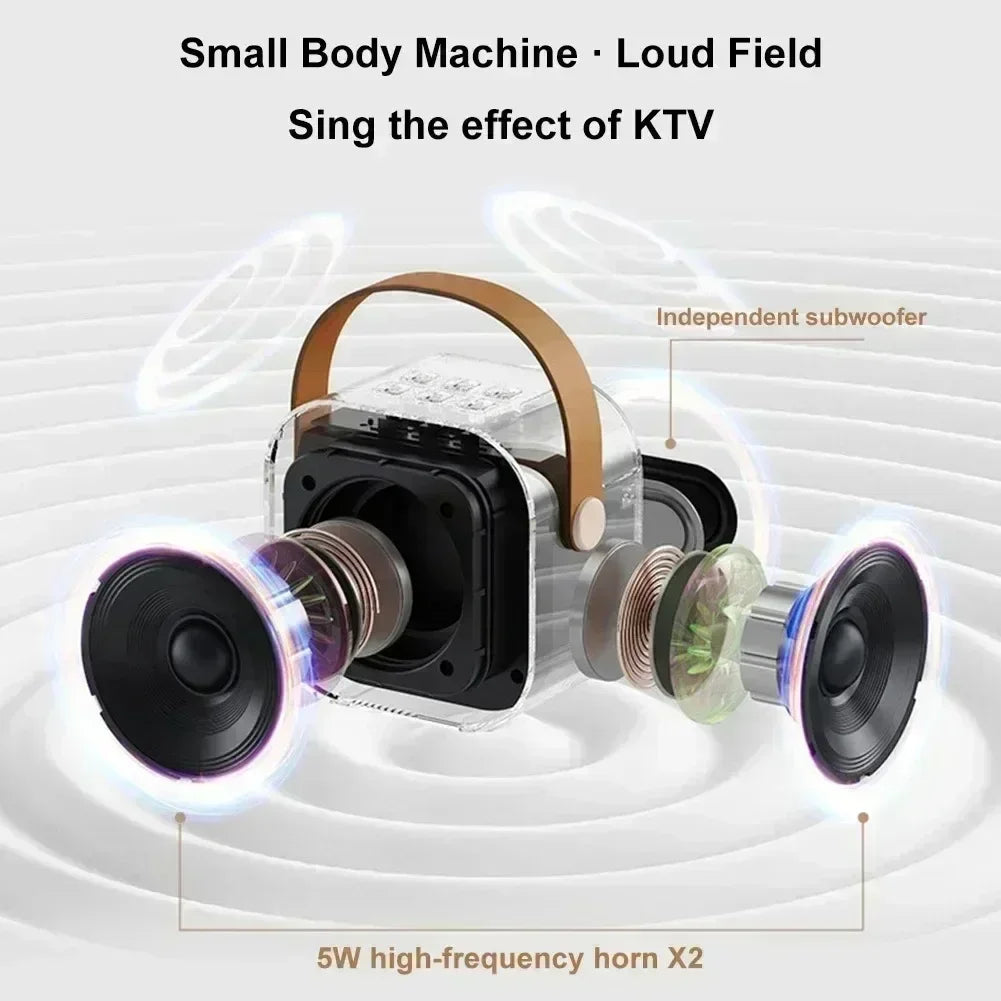 K12 Mini Bluetooth Karaoke Speaker with Microphone