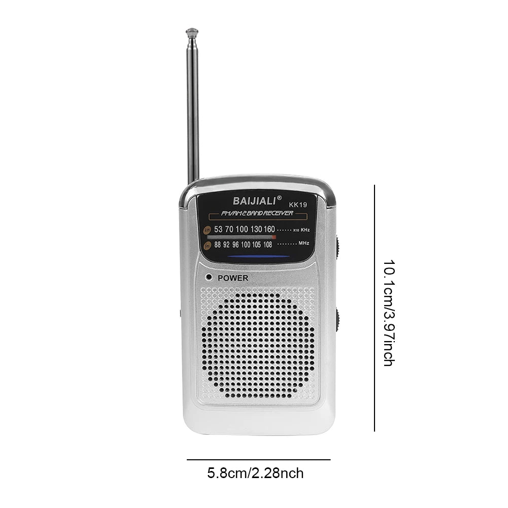 Mini Portable AM/FM/SW Handheld Radio with Speaker