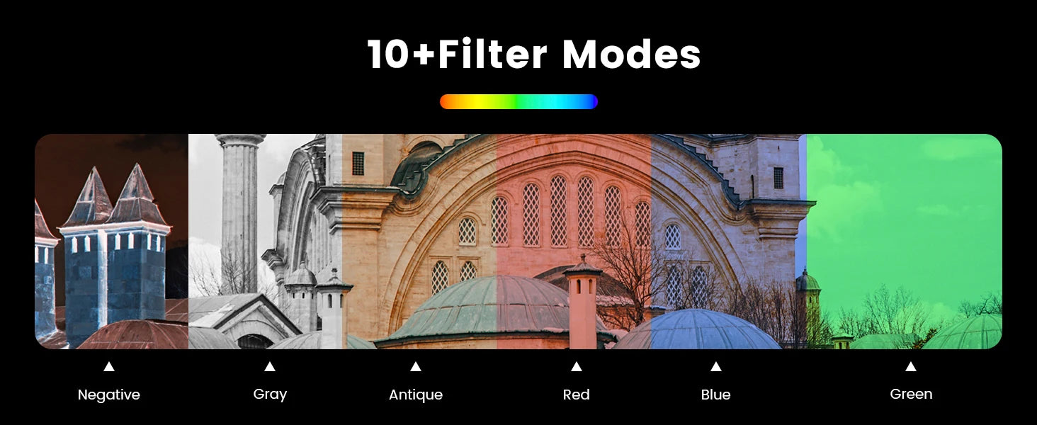 64MP 4K Compact Vlogging Camera with WiFi & Flip Screen