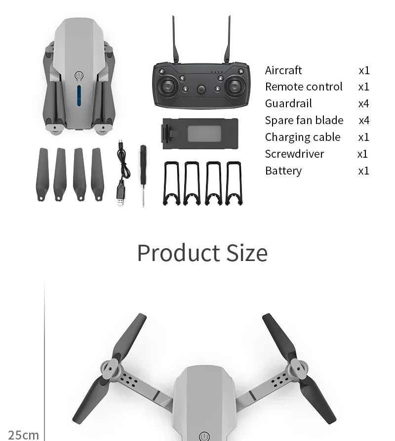 2024 E88 Pro Foldable FPV Drone with 4K Camera