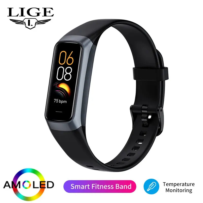 LIGE 2023 AMOLED Smartwatch