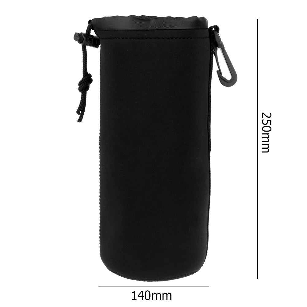 Neoprene Waterproof Camera Lens Pouch – Fits Most DSLR Lenses