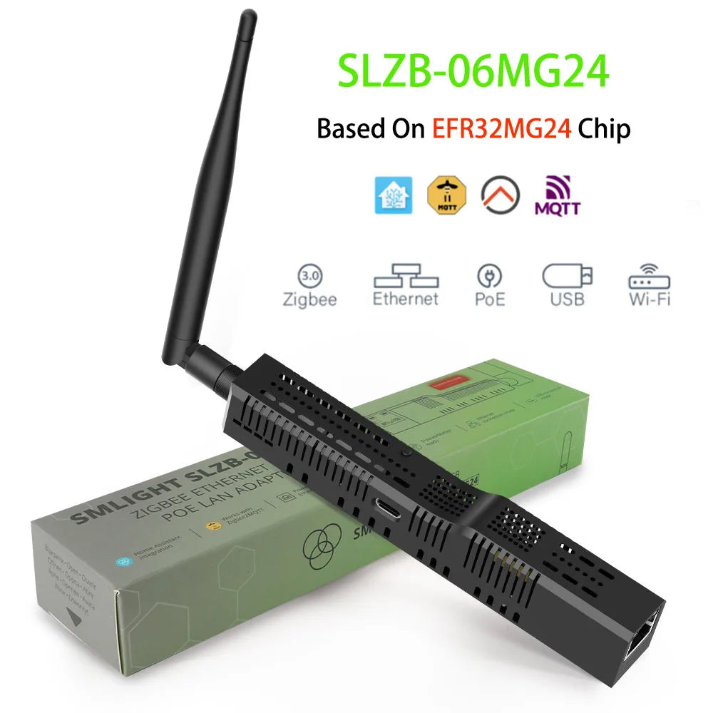 SMLIGHT SLZB-06 Zigbee 3.0 Gateway – Ethernet/USB/WiFi with PoE