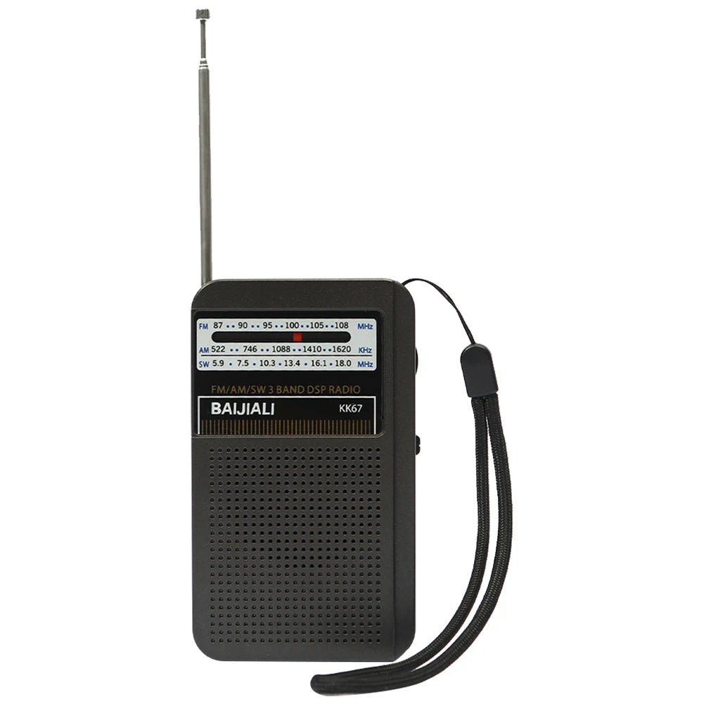 Mini Portable AM/FM/SW Handheld Radio with Speaker