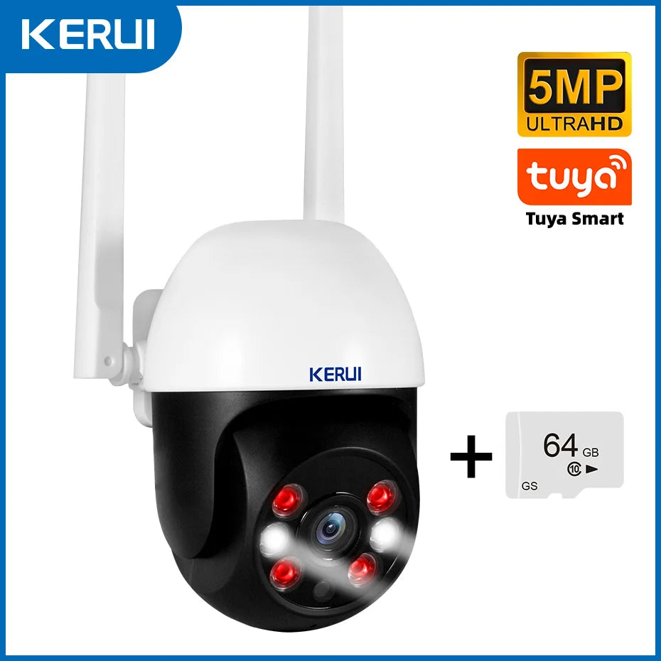 KERUI 4K/5K PTZ WiFi Smart Security Camera