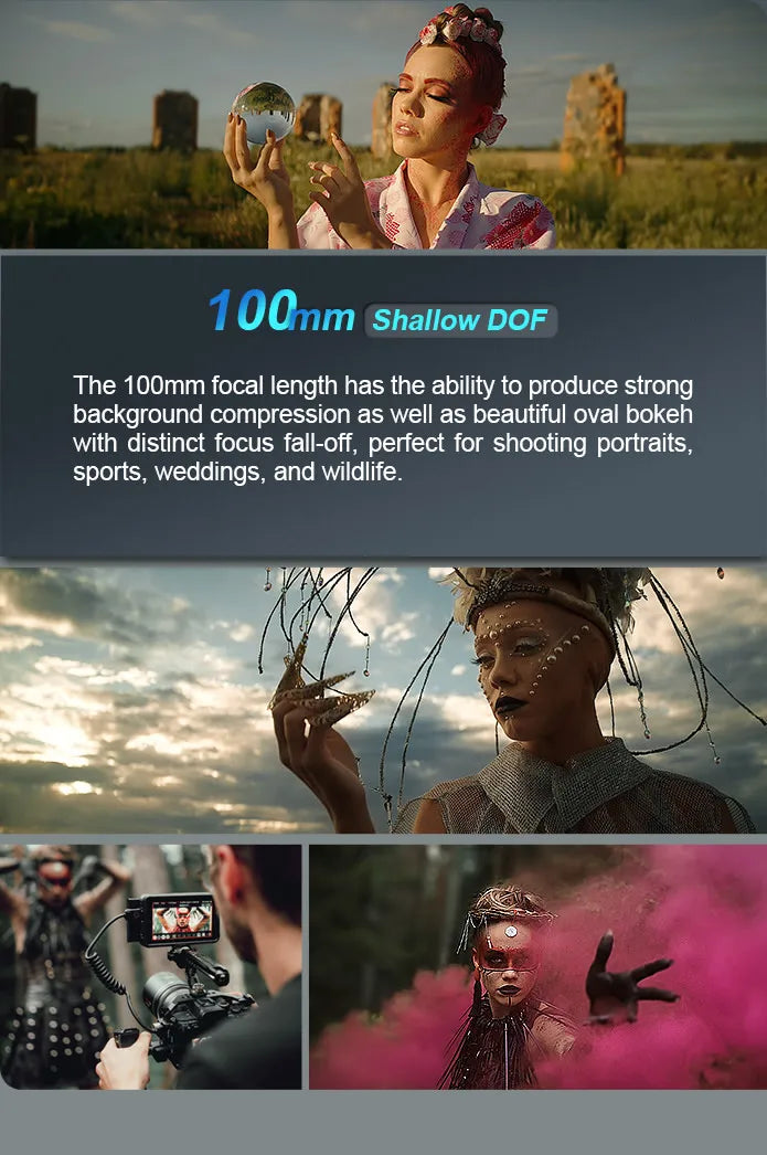 SIRUI Venus 1.6X Anamorphic Lens T2.9 – RF/E/Z/L Mount