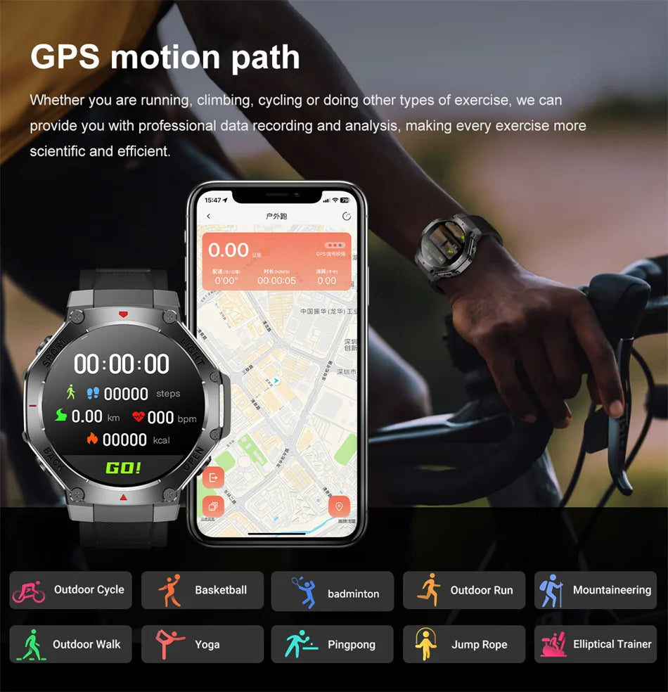 2025 Sports Smartwatch with GPS