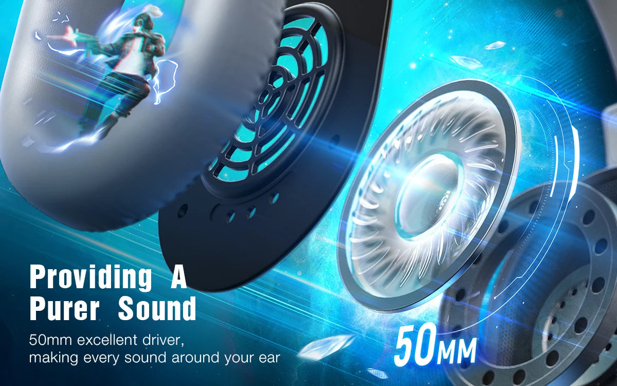 FIFINE Ampligame H9W Gaming Headset – 7.1 Surround