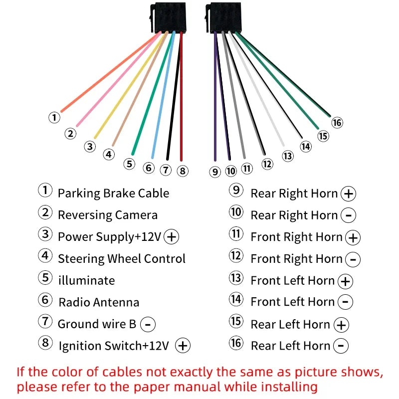 Hippcron 7" 1-DIN Car Stereo with CarPlay & Android Auto