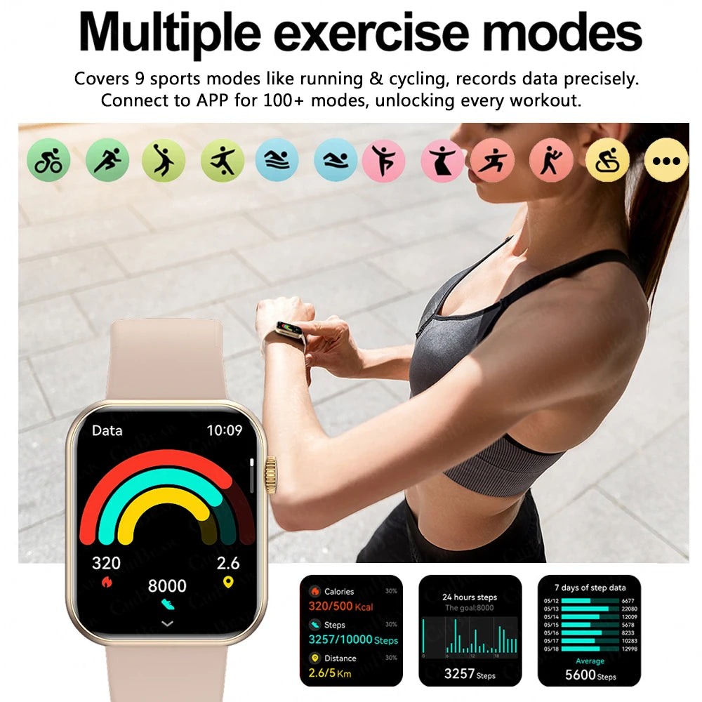 2025 1.9" Smartwatch with Bluetooth Call