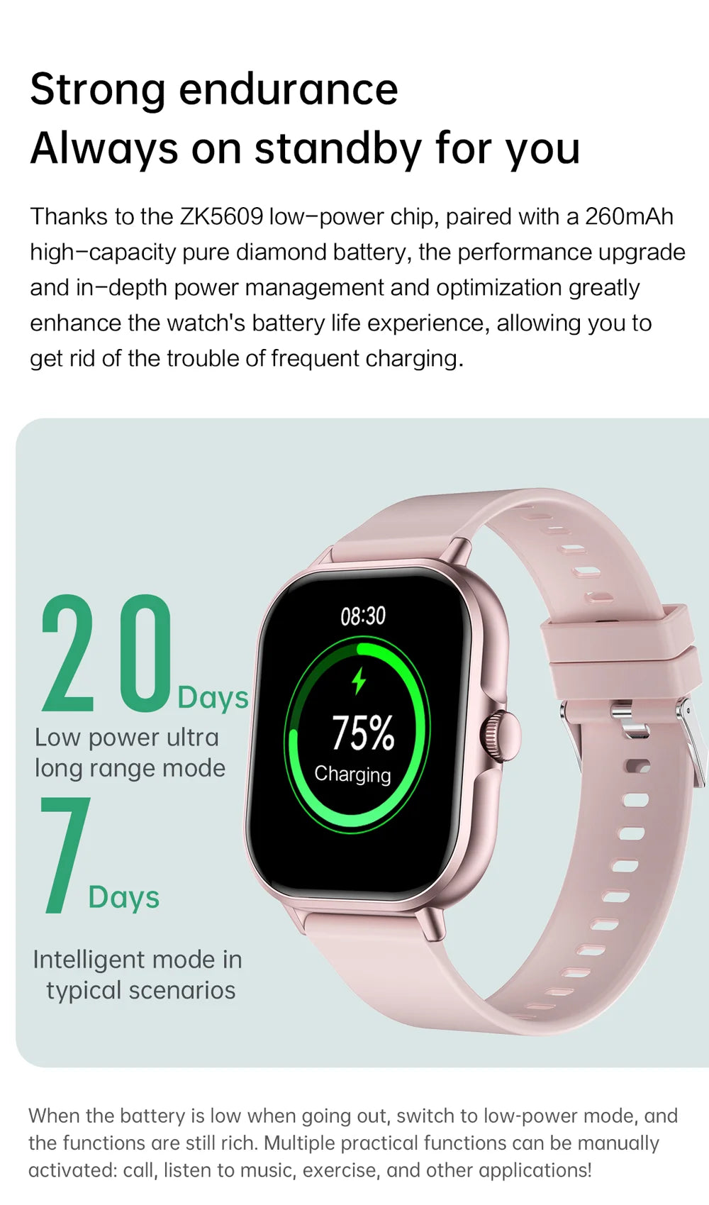 2025 2.01" Smartwatch with Bluetooth & Fitness