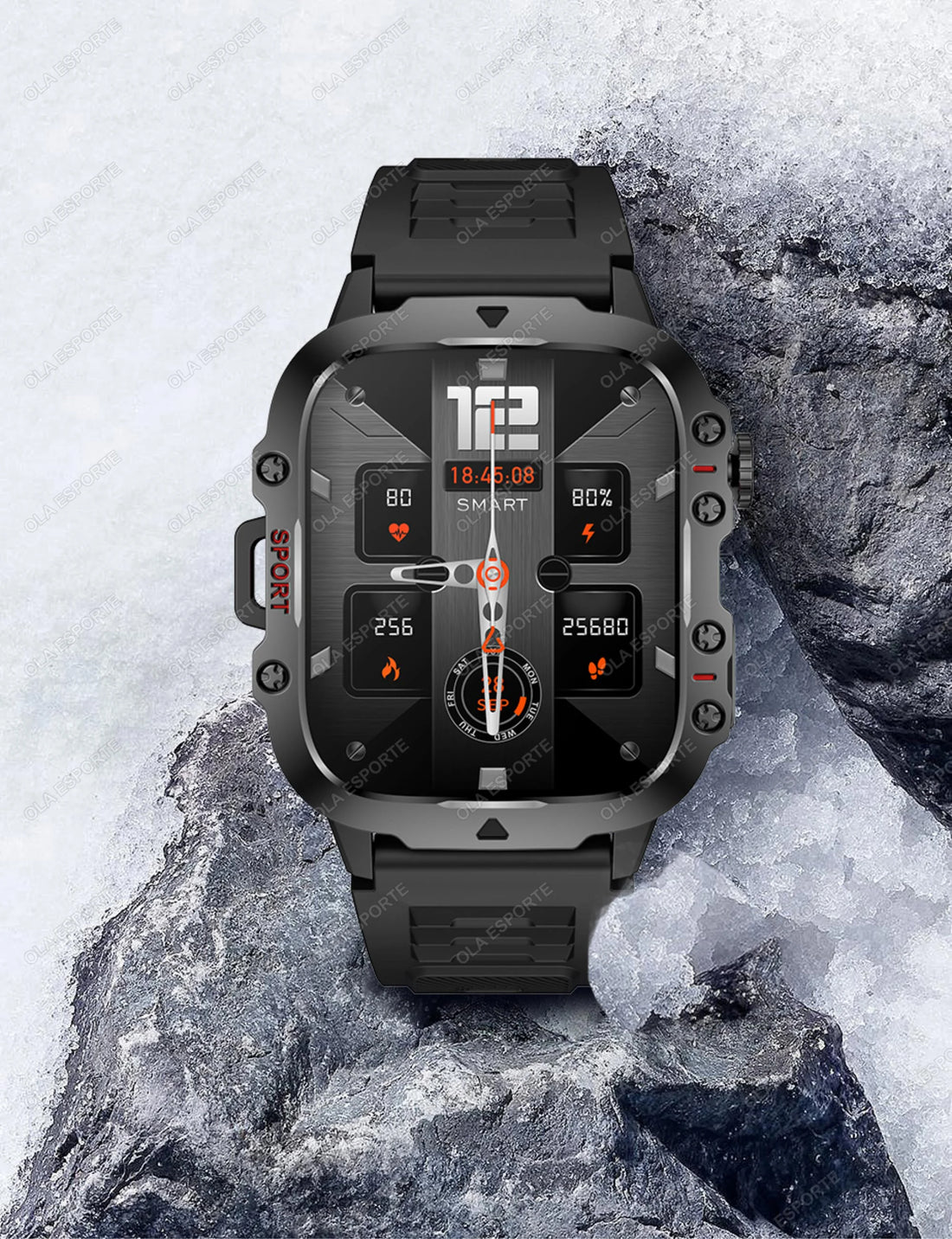 2025 Rugged Military GPS Smartwatch