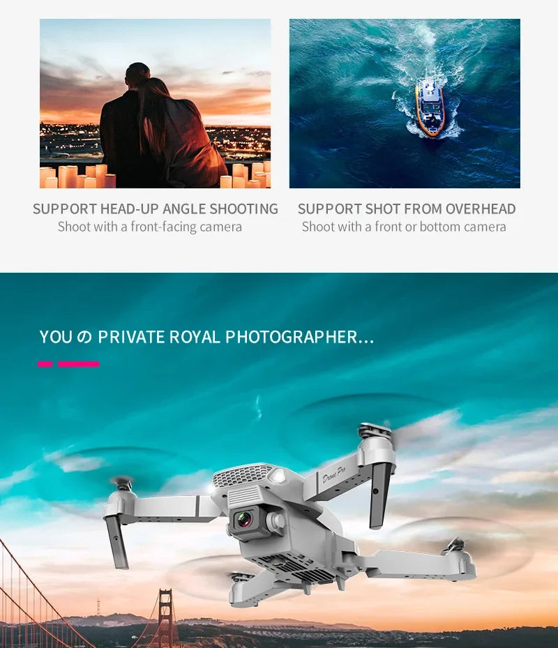 2024 E88 Pro Foldable FPV Drone with 4K Camera