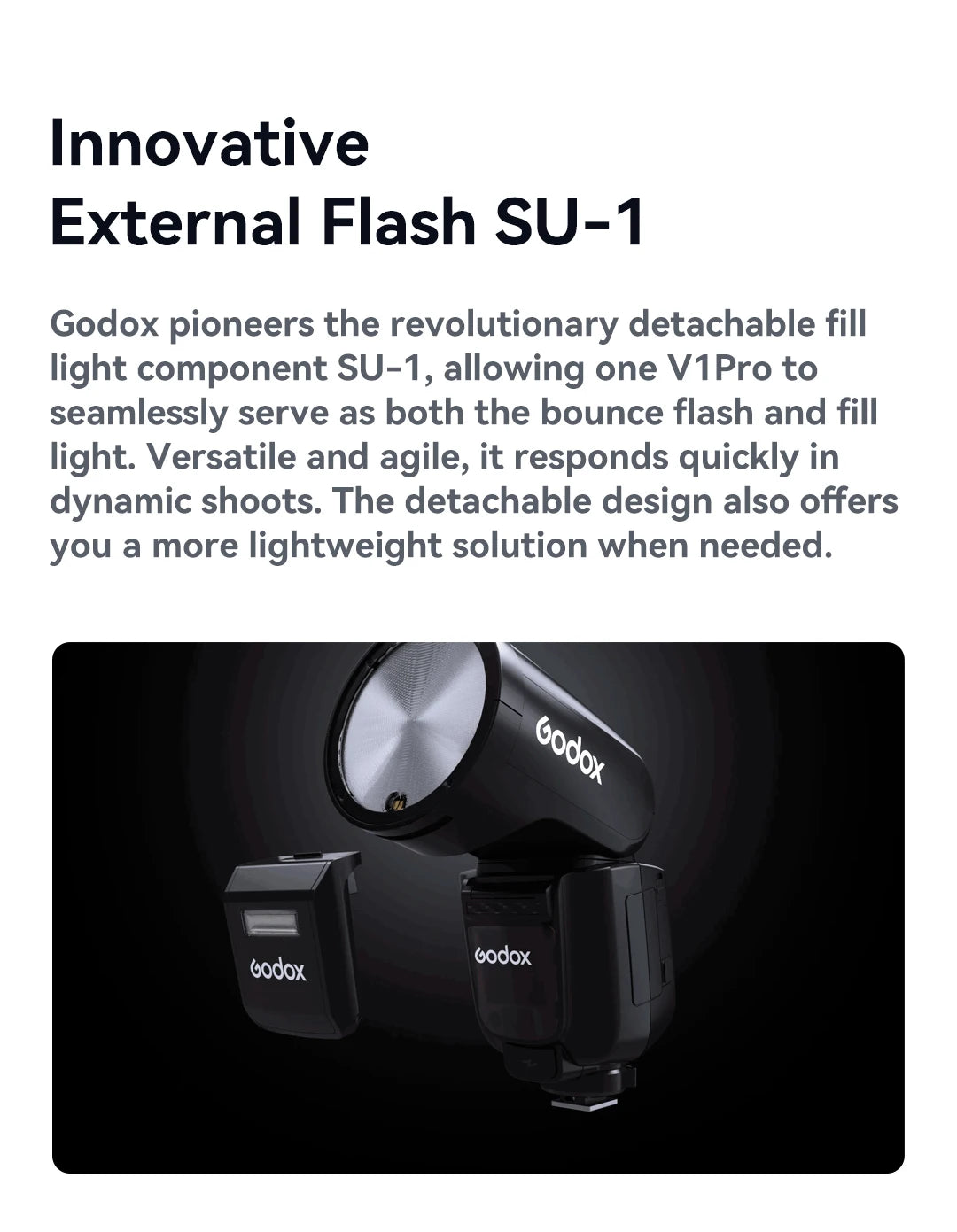 Godox V1 Pro TTL Round Head Camera Flash
