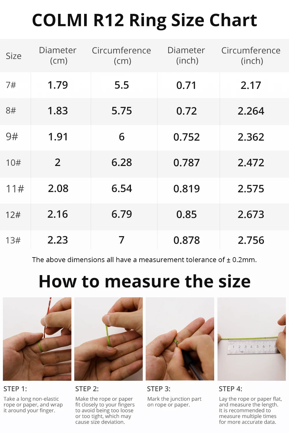 COLMI R12 Smart Ring with Touch Display – 2025