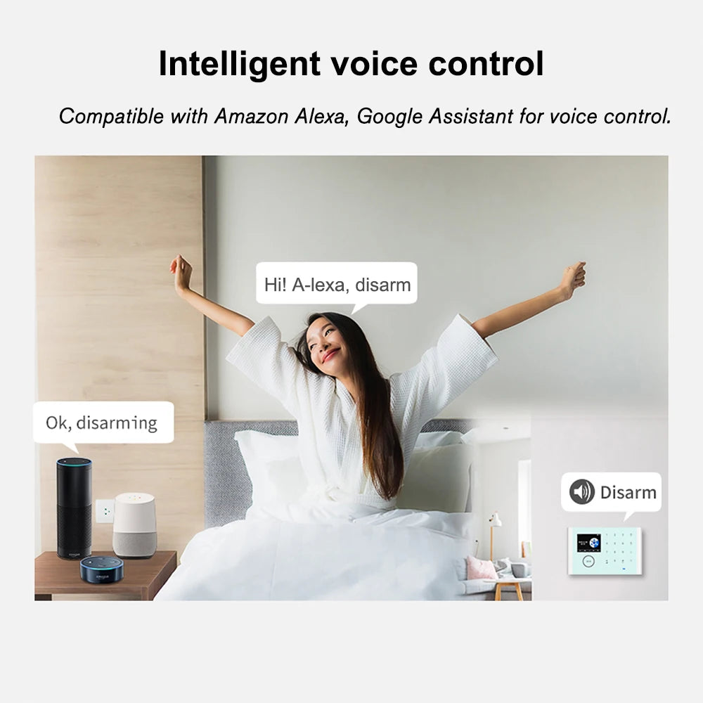 CS118 WiFi+GSM+GPRS 3-in-1 Smart Alarm System