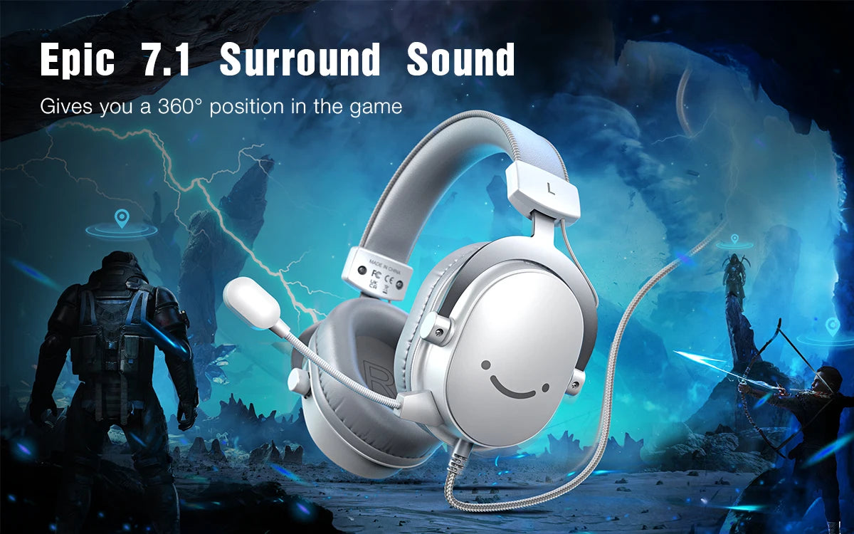 FIFINE Ampligame H9W Gaming Headset – 7.1 Surround