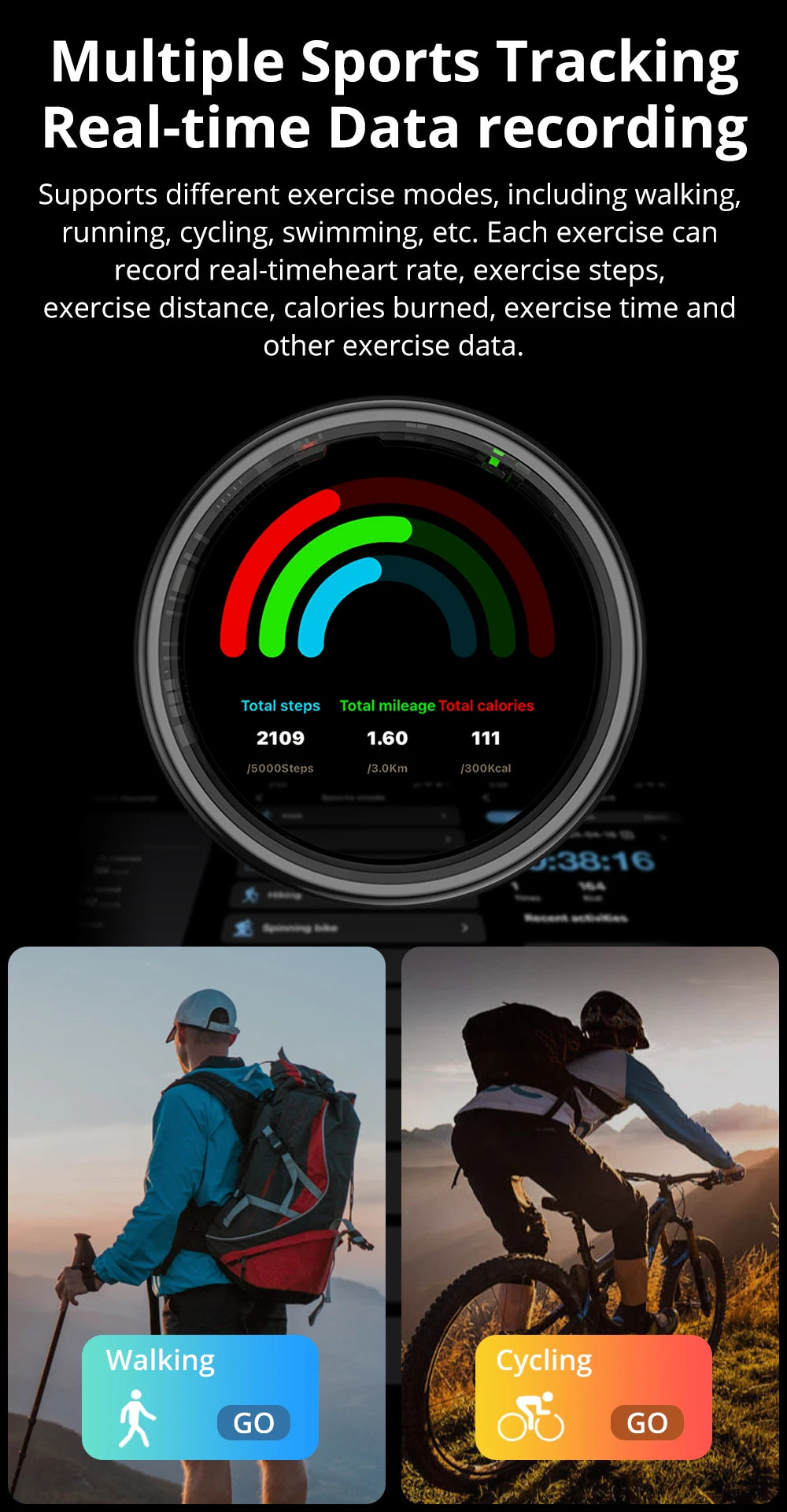 COLMI R12 Smart Ring with Touch Display – 2025